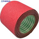 日東エルマテ ノンスリップテープ 100mm×5m レッド LS-100R 1巻 ▼252-2711