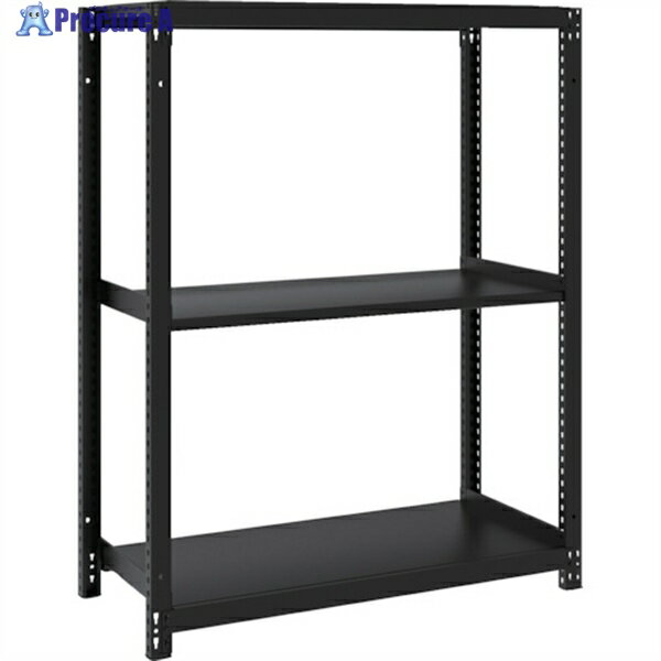 TRUSCO スチールラック M1型ボルトレス軽量棚900X420XH1200 3段 サテンブラック M1-4343-SB 1台 ◇▼361-9836