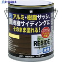 BANーZI 【売切廃番】 樹脂・アルミ(サッシ・外壁)用塗料 RESIDE 1.6L クリーム 25-90H L-RSD/L16D2 1缶 ▼370-0122