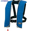 OCEANLIFE 手動膨張式ショルダータイプ 小型船舶用ライフジャケット ブルー TYPE A LG-3-BL 1着 ▼377-6517