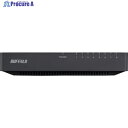 BUFFALO 10/100Mbps対応 スイッチングハブ プラスチック筐体/電源外付けモデル 8ポート ブラック LSW4-TX-8EP/BKD 1台 ▼382-2003