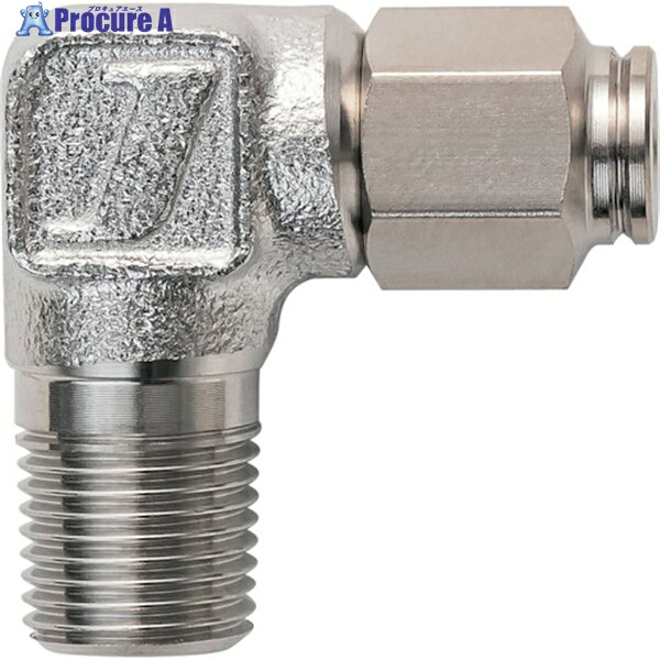 潤工社 ステンレス継手 エルボ(インチG系列) 3.18×1.65mm PT1/4 L-1/8G-PT1/4-SUS 1個 ▼383-2130