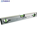 KOD マグネット付 箱型アルミレベル L-550M300MM 1個 ▼405-0703(4)