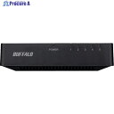 BUFFALO 10/100Mbps対応 スイッチングHub プラスチック筐体/電源外付けモデル(マグネットなし) 5ポート ブラック LSW4-TX-5EPL/BKD 1台 ▼429-3640