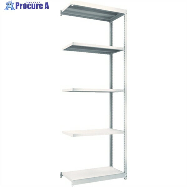 TRUSCO スチールラック M1.5型軽中量棚 860X445XH2400 5段連結 ネオグレー M1.5-8345B NG(ネオグレー) 1S ◇▼450-0067