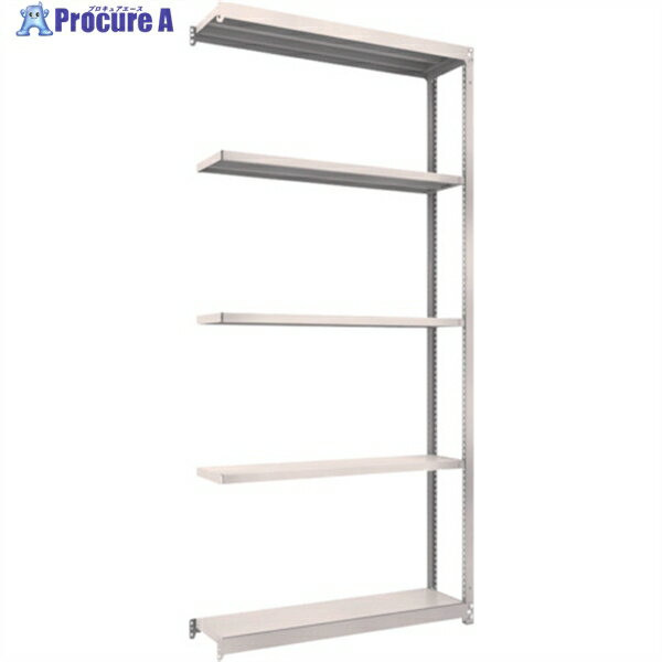 TRUSCO スチールラック M1.5型軽中量棚 1160X295XH2400 5段連結 ネオグレー M1.5-8435B NG(ネオグレー) 1S ◇▼450-0148