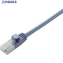 ELECOM Cat5e対応ツメ折れ防止LANケーブル 1m ブルー LD-CTT/BU1/RS 1本 ▼495-0038