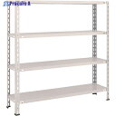 TRUSCO スチールラック 軽量棚 中棚ボルトレス型1200X300X1200 4段 ネオグレー L44V-14 NG(ネオグレー) 1台 ◇▼503-520...