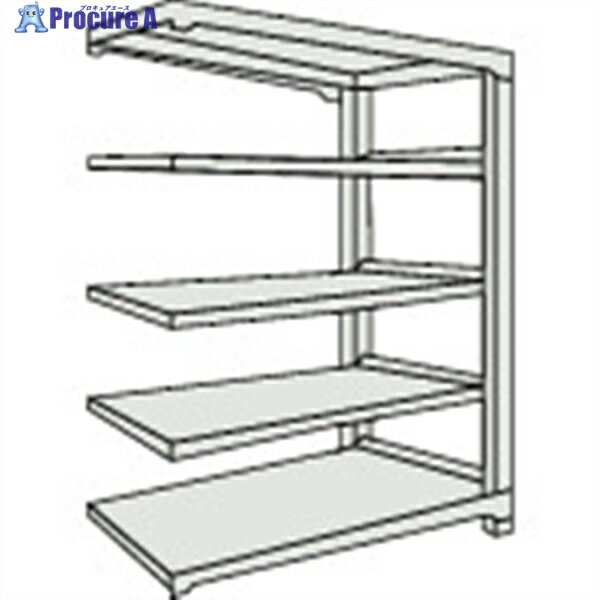 TRUSCO スチールラック M1.5型軽中量棚 860X595XH1500 5段連結 ネオグレー M1.5-5365B NG(ネオグレー) 1S ◇▼508-2897