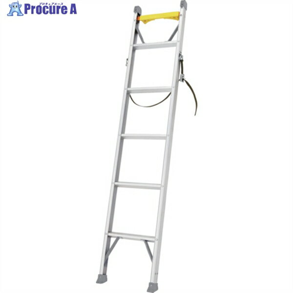 ハセガワ 電柱昇降用1連はしご 1.83m 安全ベルト、バンド付 LQ1-18BA 1台 ▼561-3953 ※車上渡し