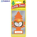 リトルツリーズ LT エアーフレッシュナー 6P - Coconut(ココナッツ) LT654 1パック ▼671-4659