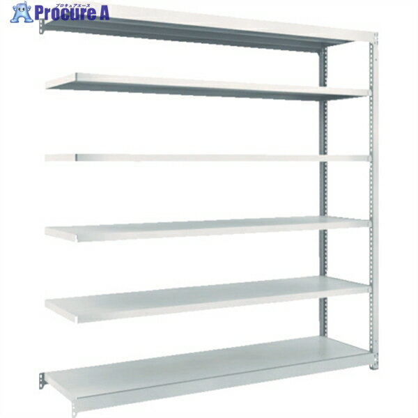 TRUSCO スチールラック M1.5型軽中量棚 860×445×H1800 6段連結 ネオグレー M1.5-6346B NG(ネオグレー) 1S ◇▼780-0321