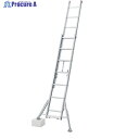 ハセガワ スタビライザー付脚部伸縮式2連はしご ハチ型 LSS2-1.0-44 1台 ◇▼799-2173 【送料都度見積】※車上渡し