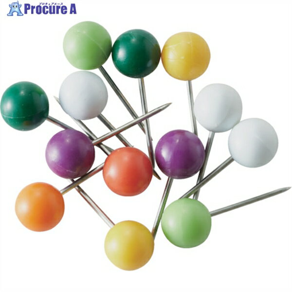 TRUSCO マップピン 6MM アソート 70本入 MP6-70-AS 1パック ▼115-7363