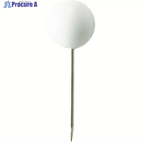 TRUSCO マップピン 6MM 白 70本入 MP6-70-W 1パック ▼115-7364