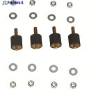 アルバック 防振ゴム ME-15(M5) ネジ部片側カット 4個入 ME-15 SCREW PART ONE SIDE CUT 1式 ▼152-5540