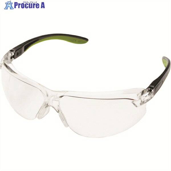 ミドリ安全 二眼型 保護メガネ MP-822 グリーン MP-822-GN 1個 ▼157-5028