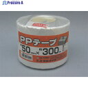 ユタカメイク PPテープ50mmx300m 白 M-301-1 1個 ▼175-9819【代引決済不可】