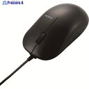 ELECOM 有線3ボタンBlueLEDマウス ブラック M-K7UBBK/RS 1個 ▼204-3918