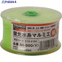 TRUSCO 蛍光水糸マルミエ 細 500m MI-500-Y 1巻 ▼215-4161