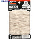 TRUSCO 純綿水糸 線径1.2mm 100m巻 MI-8100M 1巻 ▼215-4234