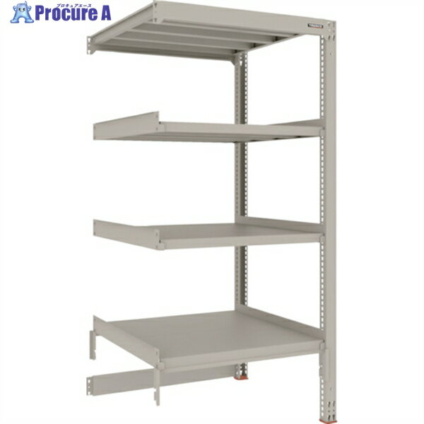 TRUSCO スチールラック M3型中量棚 台車天板収納型 H1800XW900XD921 4段 連結 M3-DB6394B 1S ◇▼271-9429