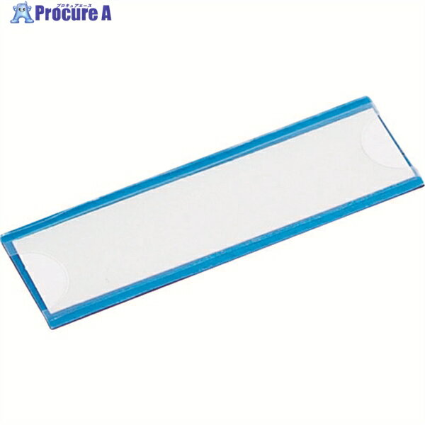 TRUSCO マグネット式見出しプレート 40X80 青 10枚入 MGP-40X80-B 1パック ▼344-5241