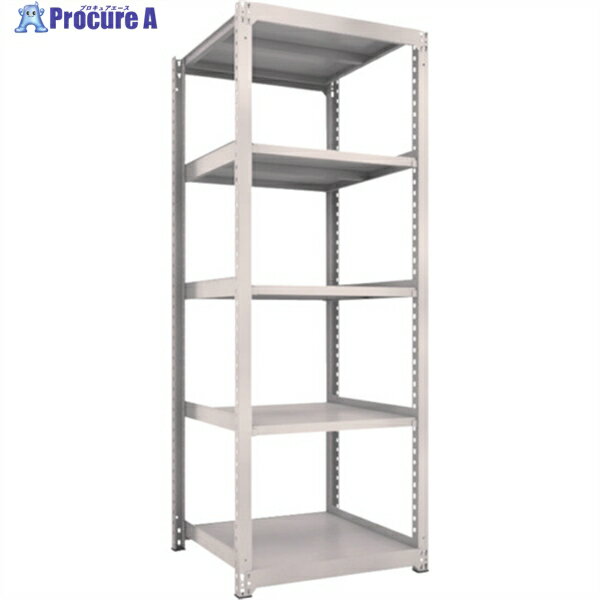 TRUSCO スチールラック M3型中量棚 900X921XH2400 5段 単体 ネオグレー M3-8395 NG(ネオグレー) 1台 ◇▼351-5877