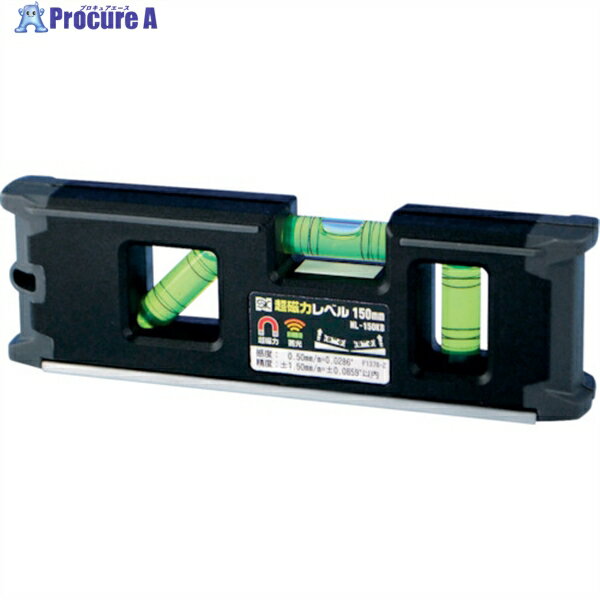 SK 超磁力レベル 150mm ML-150KB 1個 ▼412-1627