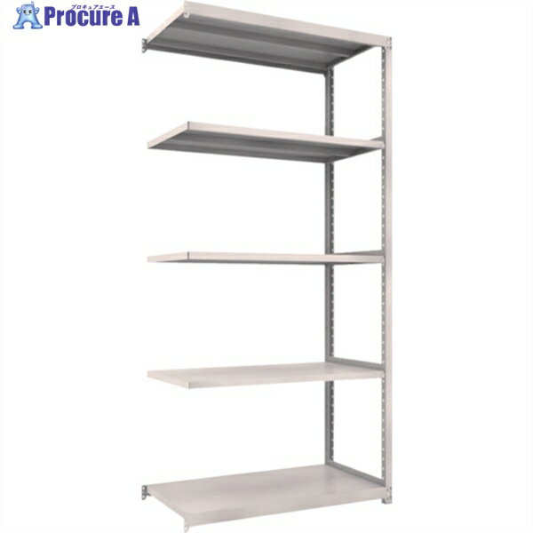 TRUSCO スチールラック M2型軽中量棚 1160X600XH2400 5段 連結 ネオグレー M2-8465B NG(ネオグレー) 1S ◇▼450-0709