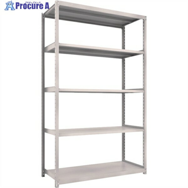 TRUSCO スチールラック M2型軽中量棚 1460X600XH2400 5段 単体 ネオグレー M2-8565 NG(ネオグレー) 1S ◇▼450-0814