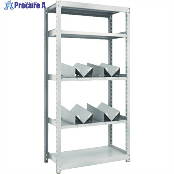 TRUSCO スチールラック M2型軽中量棚 860X450XH1800 缶受X2付 M2-6345-KU2 1台 ◇▼469-0907