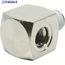 PISCO メインブロック エア供給ポート エルボB 接続口径R1/8 組立ねじサイズM8×1 MLB0801 1個 ▼474-5027