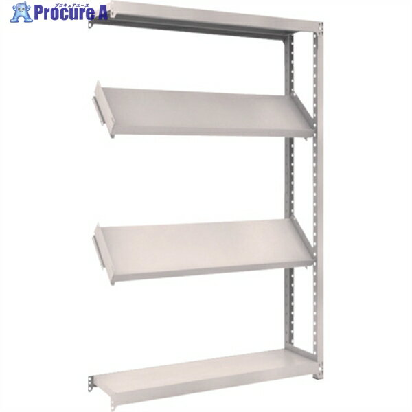 TRUSCO スチールラック M2型棚 1200X300XH1800 4段 傾斜2段 連結 M2-6434K2B 1台 ◇▼484-3835