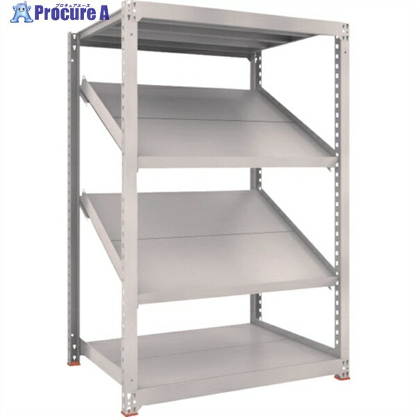 TRUSCO スチールラック M3型中量棚 1200X921XH1800 4段 傾斜2段 M3-6494K2 1台 ◇▼484-4262