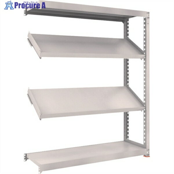 TRUSCO スチールラック M3型中量棚 1500X471XH1800 4段 傾斜2段 連結 M3-6554K2B 1台 ◇▼484-4297