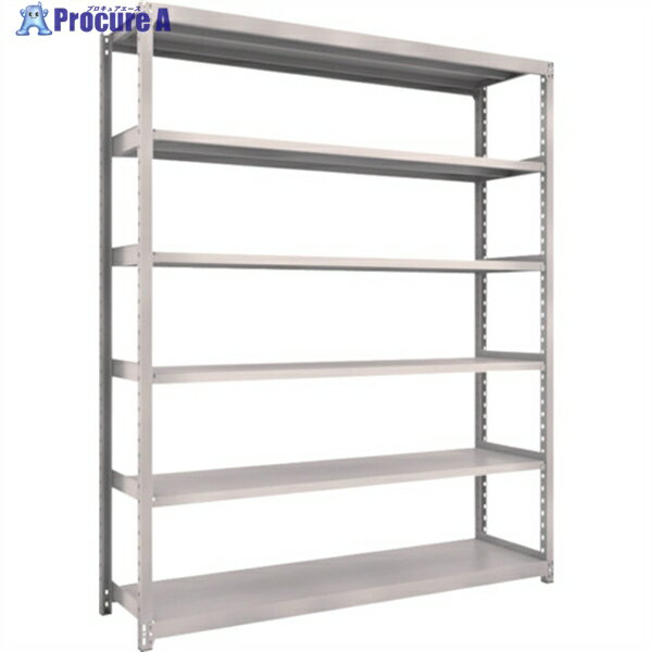 TRUSCO スチールラック M2型軽中量棚 1760×450×H2100 6段 単体 ネオグレー M2-7646 NG(ネオグレー) 1S ◇▼506-8711