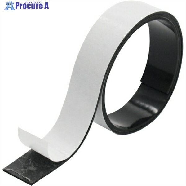 マグエックス 超強力マグネットテープ ゼロスリップ 粘着付 幅15mm MHGT-15 1巻 ▼557-9468