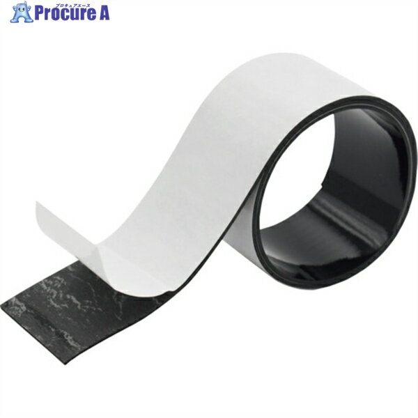 マグエックス 超強力マグネットテープ ゼロスリップ 粘着付 幅30mm MHGT-30 1巻 ▼557-9472