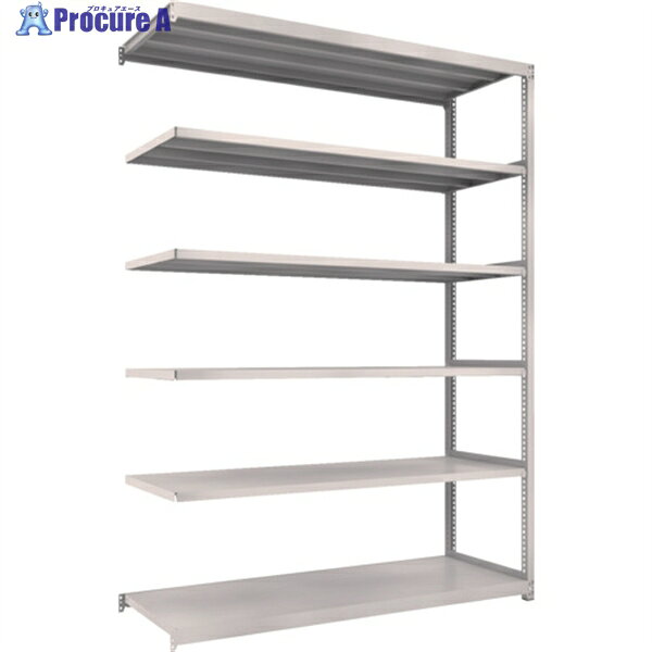 TRUSCO スチールラック M2型軽中量棚 1760×880×H2400 6段 連結 ネオグレー M2-8696B 1S ◇▼645-6680