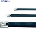 PANDUIT MLTタイプ フルコーティングステンレススチールバンド SUS316 黒 幅16.1mm 長さ754mm 50本入り MLTFC8SH-LP31...