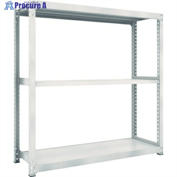 TRUSCO スチールラック M5型中量棚 1500X571XH1800 3段 単体 ネオグレー M5-6563 NG(ネオグレー) 1台 ◇▼780-3141
