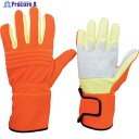 ミドリ安全 消防・レンジャー用 防火手袋 (豚革補強タイプ) M MK-FM-1-OR-M 1双 ▼819-2510