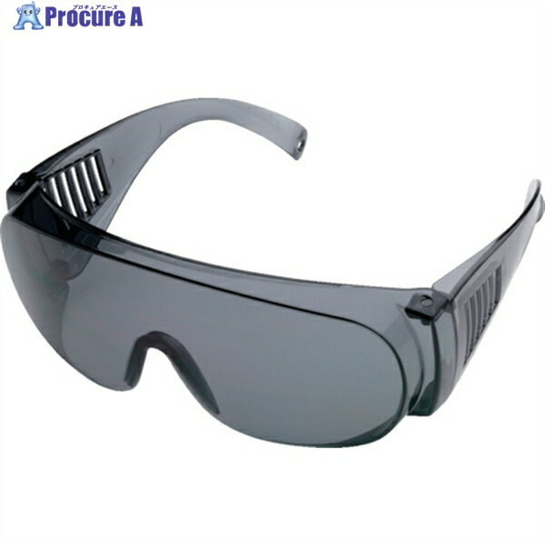 ミドリ安全 オーバーグラス MP-911スモーク(ハードコート) MP-911-SMOKE 1個 ▼819-9558