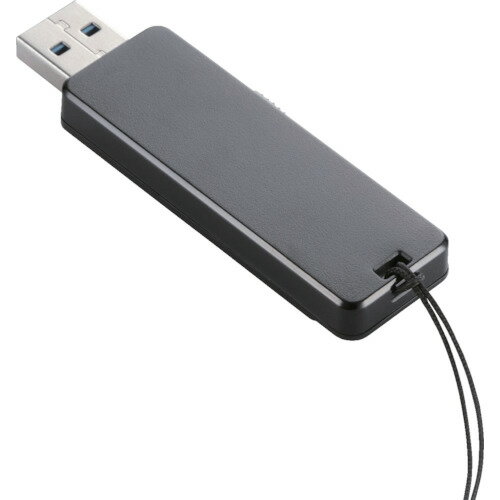ELECOM USB3.0フラッシュ 16GB AESセキュリティ機能付 ブラック MF-ENU3A16GBK 1個 ▼820-0241