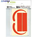 タイタン 蛍光ステッカー MS-OR-H MS-OR-H 1枚 ▼263-7271