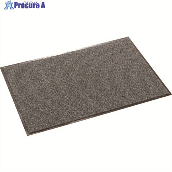 テラモト 雨天用マット ニューリブリードマット グレー 600×900mm MR-049-340-5 1枚 ▼404-0261