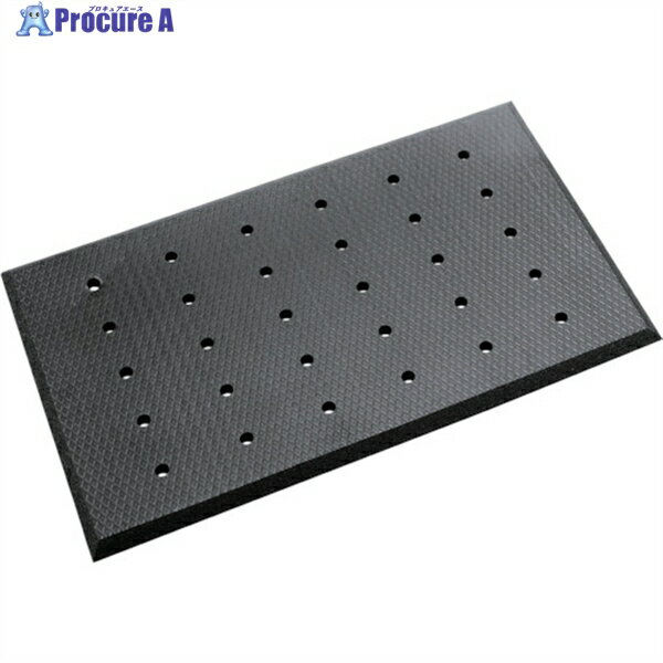 テラモト 耐油クッションマットFW(穴あきタイプ) 450×750mm MR-939-745-0 1枚 ▼623-1547