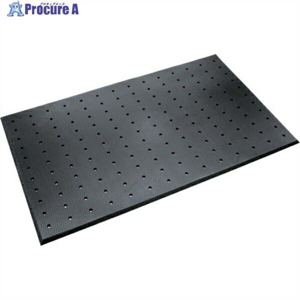 テラモト 耐油クッションマットFW(穴あきタイプ) 900×1500mm MR-939-790-0 1枚 ◇▼623-1548