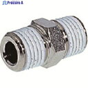チヨダ ニップルメッキ付 R1/8・R1/8 N-1M-1M-N 1個 ▼808-3960